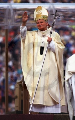 Der Papst auf Schalke