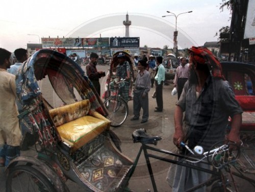 Rikschafahrer in Bangladesch