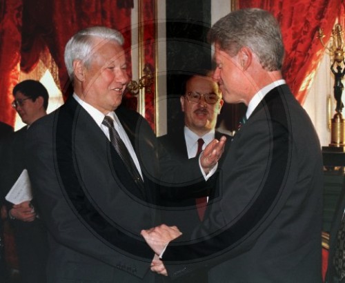 Bill Clinton trifft Boris Jelzin