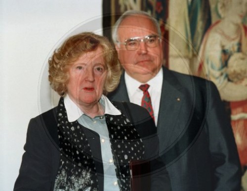 Birgit Breuel mit Helmut Kohl