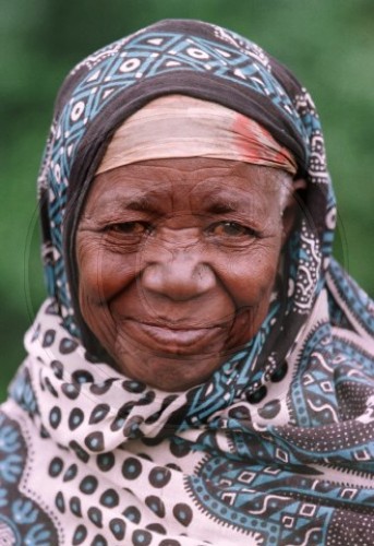 Frau in Tanzania