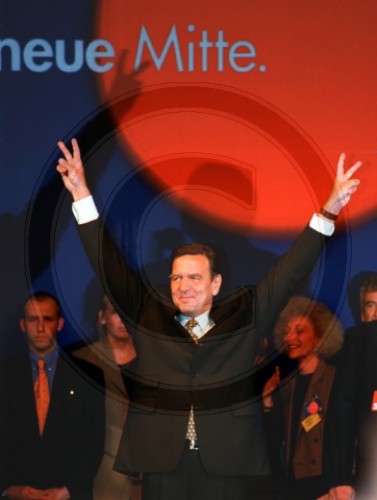 SPD - Kanzlerkandidat Gerhard Schroeder