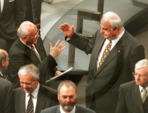 Altkanzler Helmut Kohl redet im Bundestag