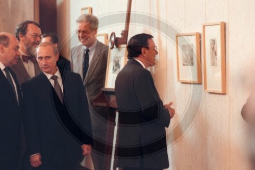 Wladimir Putin, Gerhard Schröder, Besichtigung Bremer Blätter