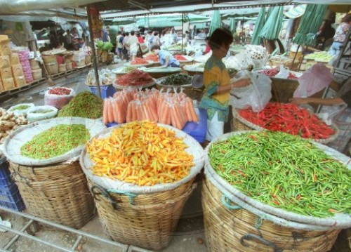Markt in Bangkok