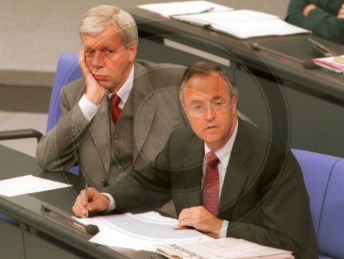 Hans Eichel und Werner Mueller