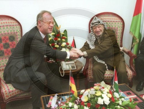 Scharping Arafat