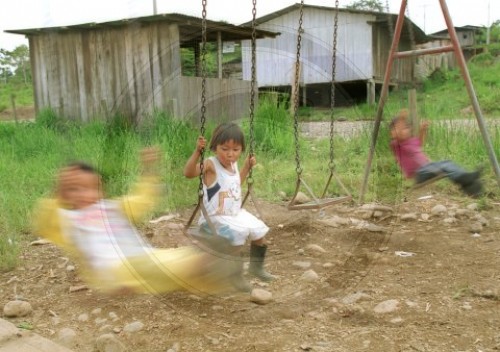 Kinder in Ecuador