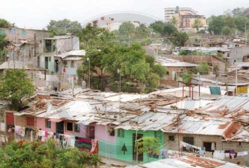 Slum in El Salvador