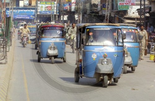 Strassenverkehr in Rawalpindi