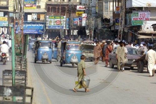 Strassenverkehr in Rawalpindi