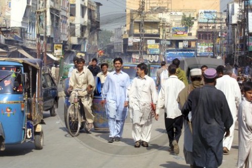 Strassenszene in Rawalpindi