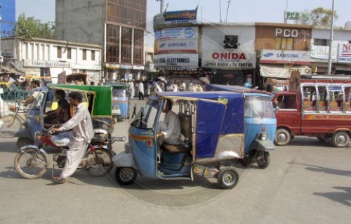 Strassenverkehr in Rawalpindi