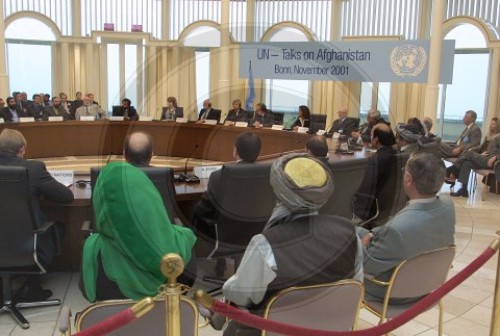 UN- Afghanistankonferenz auf dem Petersberg bei Bonn .
