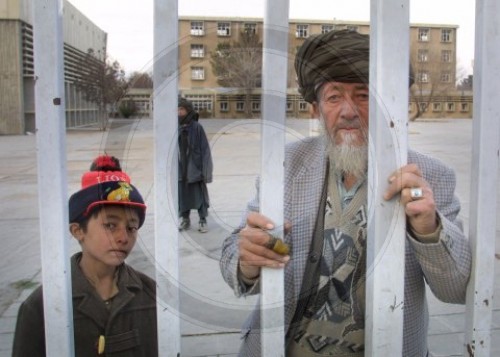 Menschen in Kabul
