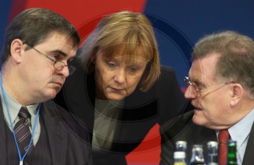 Peter Mueller Angela Merkel Erwin Teufel