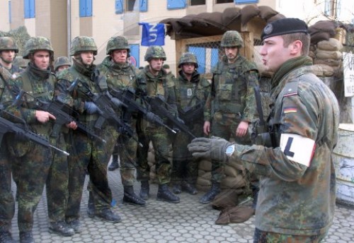 Ausbildung der deutschen Bundeswehr Einsatzkraefte fuer Afghanistan