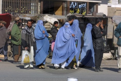 Strassenszene in Kabul