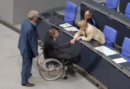 Annette Schavan , CDU , im Bundestag