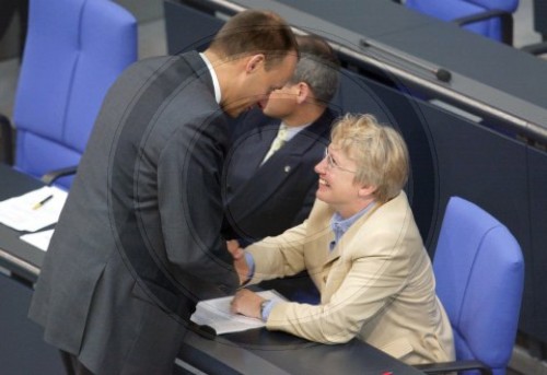 Annette Schavan , CDU , im Bundestag