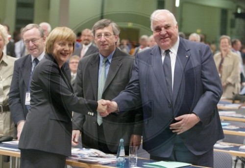 Merkel und Kohl