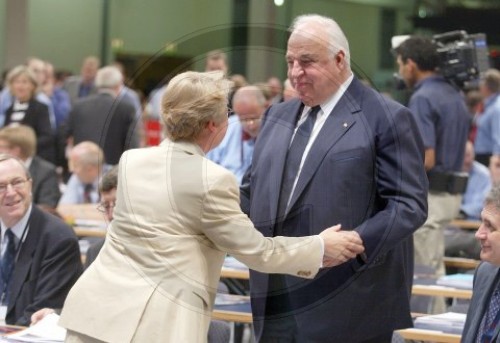 Helmut Kohl mit Annette Schavan