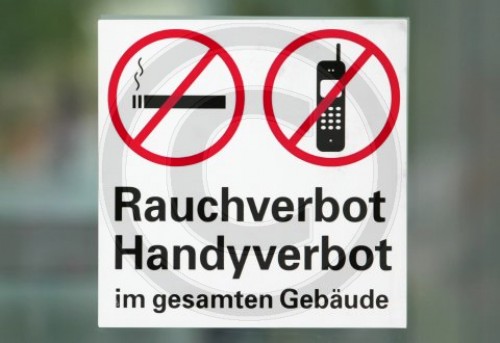 Rauch- und Handyverbot