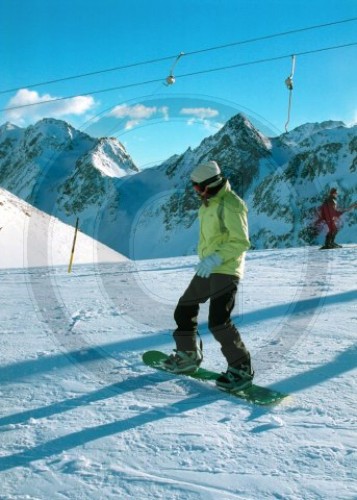 Snowboard Fahrer