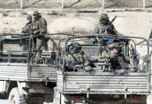 KSK Soldaten auf einer Patrouille in Kabul