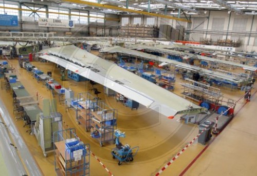 Tragflaechenprodution bei Airbus in Bremen