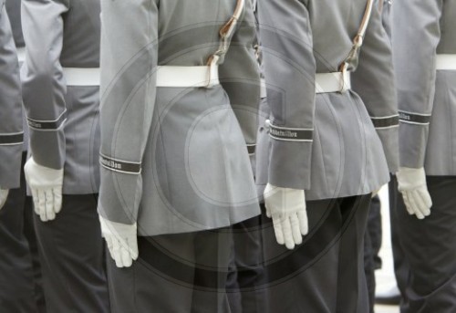 Ehrenformation des Wachbataillon der Bundeswehr