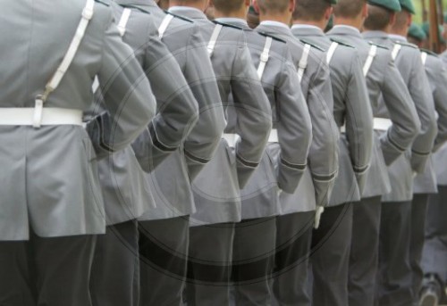 Ehrenformation des Wachbataillon der Bundeswehr