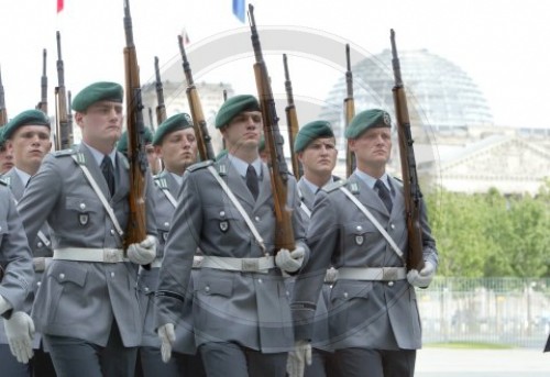 Bundeswehr , angetretene Soldaten