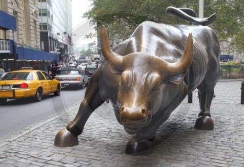 Bulle bei der Wall Street