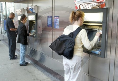 Geldautomat in New York