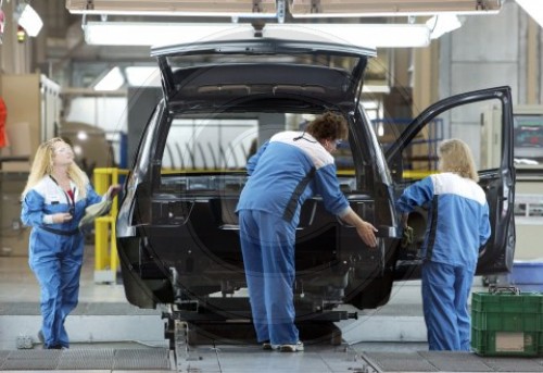 Produktion des BMW X5 im BMW Werk in Spartanberg