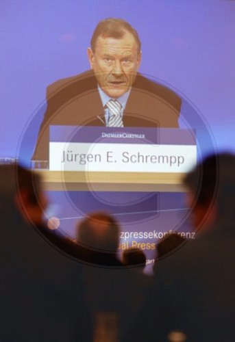 Jahrespressekonferenz DaimlerChrysler