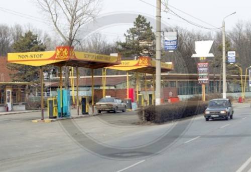 Tankstelle der Bizantin & Baron Group in Temeswar