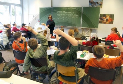 Unterricht in einer 6. Klasse eines Gymnasiums