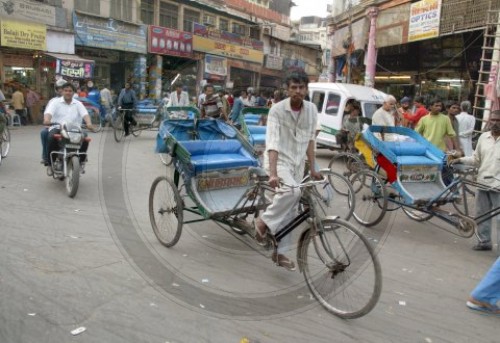 Strassenszene aus Alt Dehli