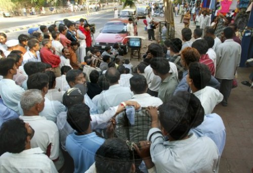 Strassenszene in Mumbai