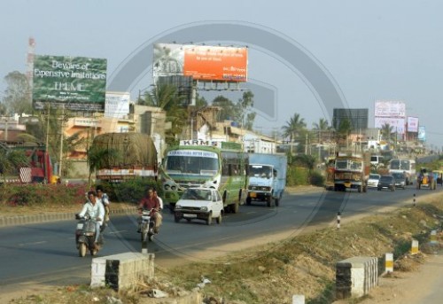 Strassenszene aus Bangalore