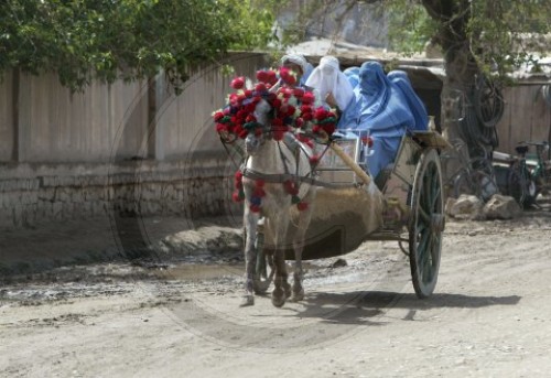 Frauen in Burka in Afghanistan