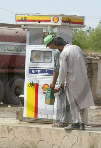Tankstelle in Kunduz , Afghanistan
