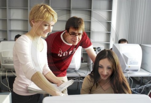 Studenten am Computer