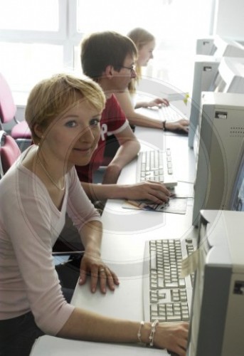 Studenten am Computer