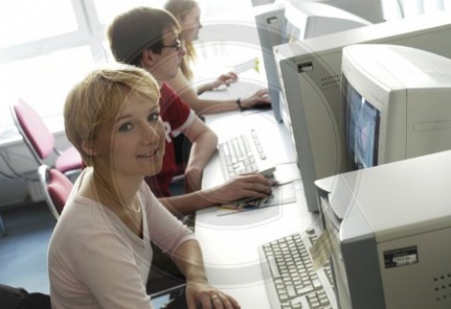 Studenten am Computer