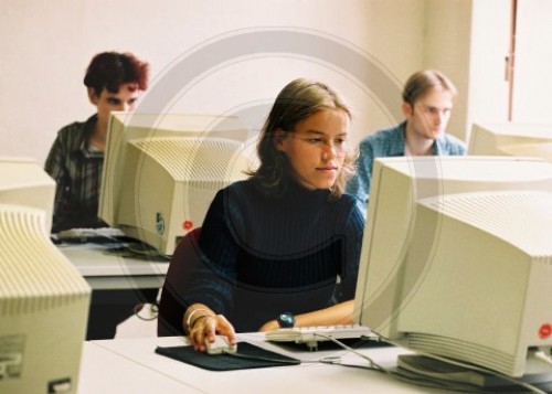 Studenten am Computer