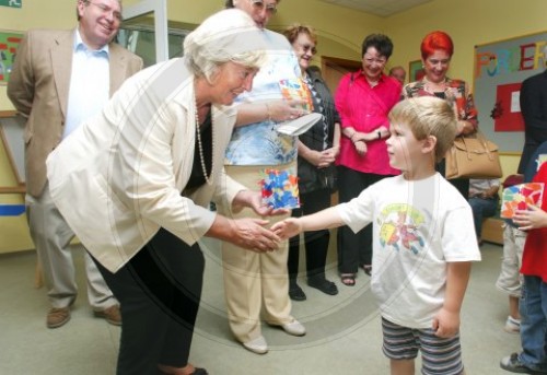 BM R. Schmidt besucht einen Kindergarten