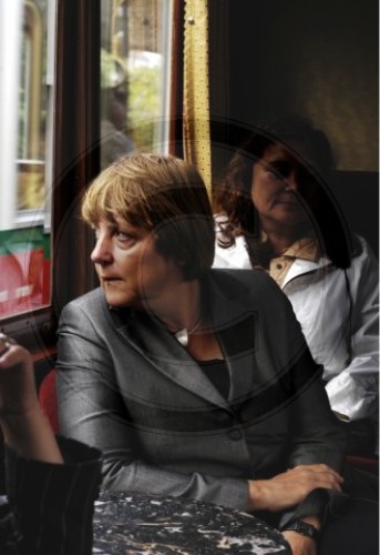 Angela Merkel auf Sommerreise